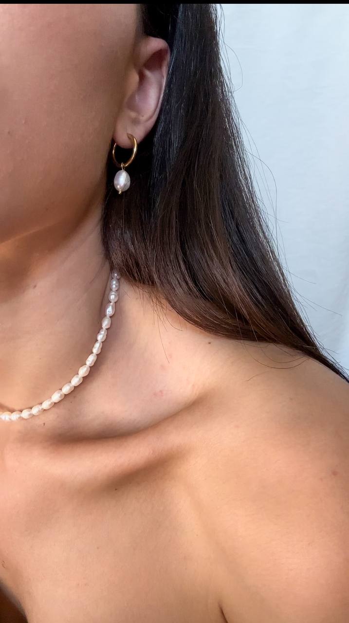 SELENE - CERCHIETTI CON PERLA