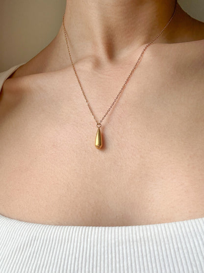 LEA NECKLACE - GOLDEN DROP